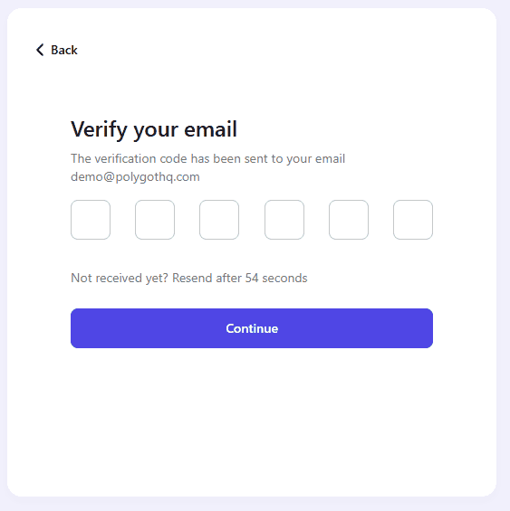 Email address validation